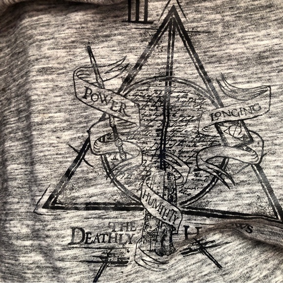 Wizarding World Harry Potter Universe Sweatshirt Zip Deathly Hallows S - Picture 7 of 8